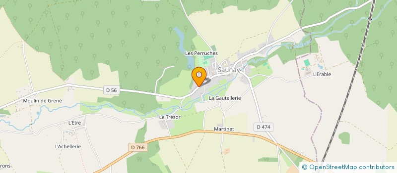 localisation de l'entreprise MONSIEUR ALAIN PRUDHOMME  SAUNAY