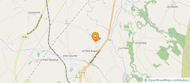 localisation de l'entreprise MONSIEUR ALAIN PRUGNE  SAINT SAUVES D'AUVERGNE