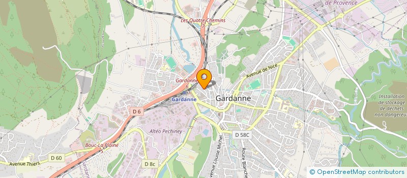 localisation de l'entreprise MONSIEUR ALAIN PUECH à GARDANNE