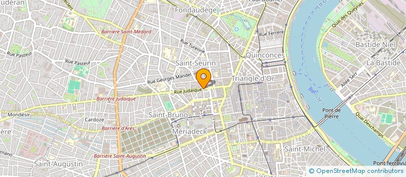 localisation de l'entreprise MONSIEUR ALAIN PUJADE à BORDEAUX