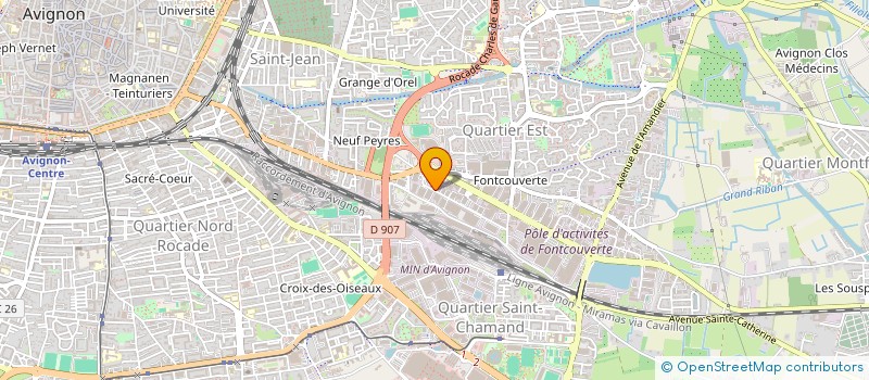 localisation de l'entreprise MONSIEUR ALAIN PUJOL  AVIGNON