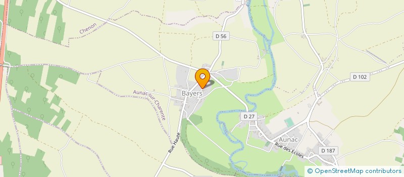 localisation de l'entreprise MONSIEUR ALAIN PUYFAUD  AUNAC-SUR-CHARENTE