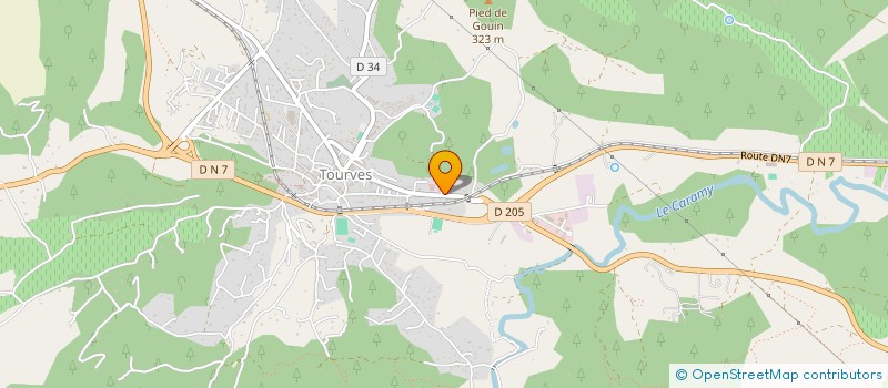 localisation de l'entreprise MONSIEUR ALAIN QUAGLIA  TOURVES