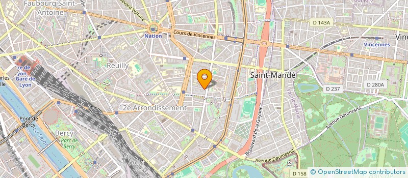 localisation de l'entreprise MONSIEUR ALAIN QUEGINER à PARIS