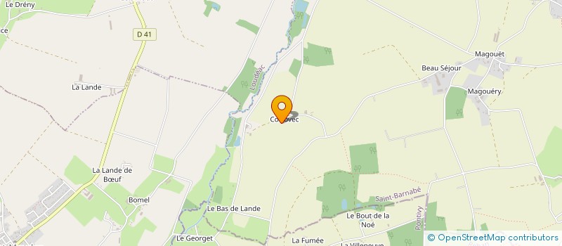 localisation de l'entreprise MONSIEUR ALAIN QUERO  SAINT-BARNABE