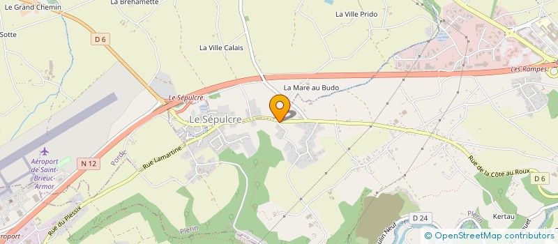 localisation de l'entreprise MONSIEUR ALAIN QUETTIER  PLERIN