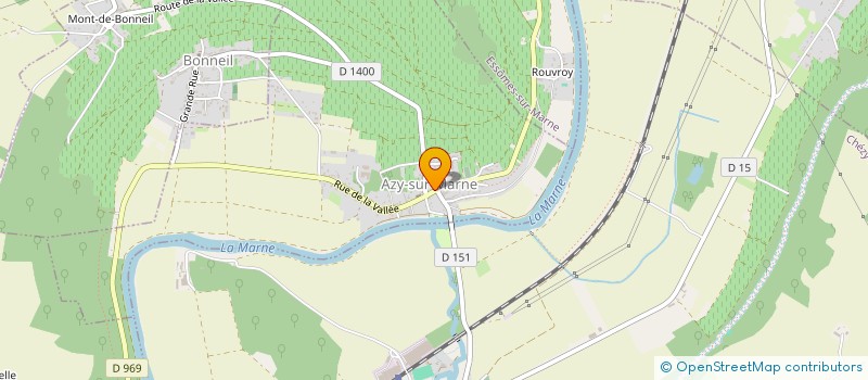 localisation de l'entreprise MONSIEUR ALAIN QUEZIN  AZY-SUR-MARNE