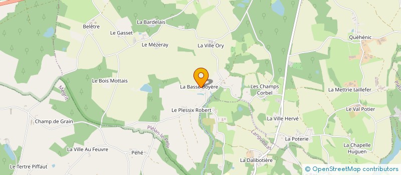 localisation de l'entreprise MONSIEUR ALAIN QUINQUENEL  PLELAN-LE-PETIT