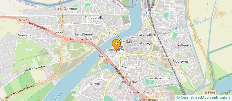 localisation de l'entreprise MONSIEUR ALAIN RABEL  ARLES