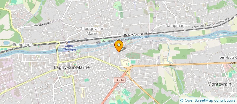 localisation de l'entreprise MONSIEUR ALAIN RADET  POMPONNE