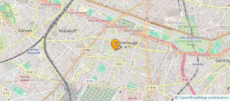 localisation de l'entreprise MONSIEUR ALAIN RAGARU à MONTROUGE