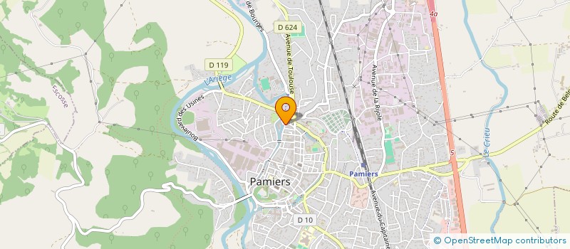 localisation de l'entreprise MONSIEUR ALAIN RAGNE à PAMIERS