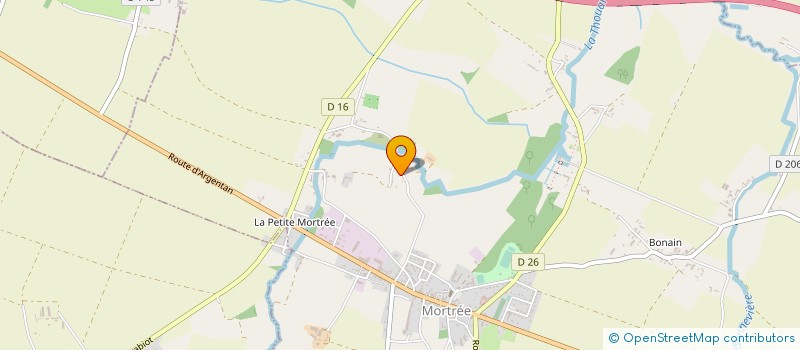 localisation de l'entreprise MONSIEUR ALAIN RAISSAC à MORTREE