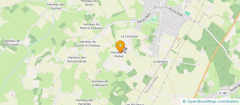 localisation de l'entreprise MONSIEUR ALAIN RALLIER  BEAUFAY