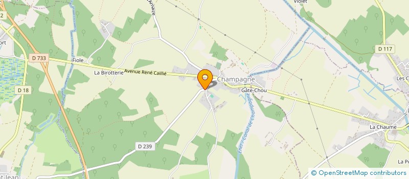 localisation de l'entreprise MONSIEUR ALAIN RAMBEAU  CHAMPAGNE