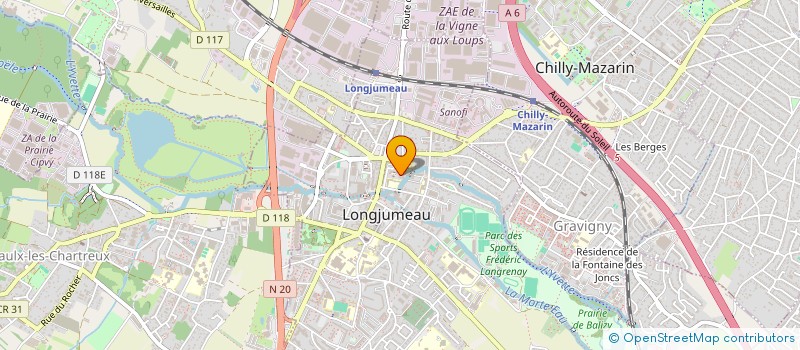 localisation de l'entreprise MONSIEUR ALAIN RAMBIER à LONGJUMEAU