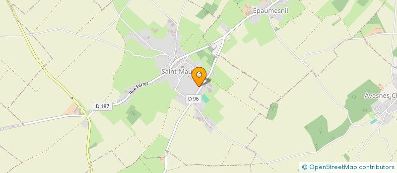 localisation de l'entreprise MONSIEUR ALAIN RAMBUR  SAINT-MAULVIS