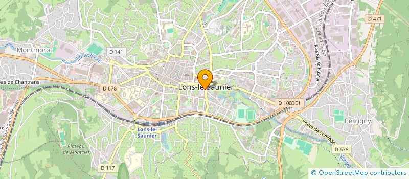 localisation de l'entreprise MONSIEUR ALAIN RAMEL  LONS-LE-SAUNIER