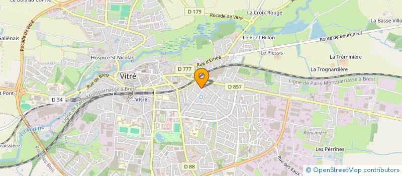 localisation de l'entreprise MONSIEUR ALAIN RAMIR  VITRE