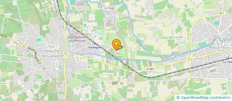 localisation de l'entreprise MONSIEUR ALAIN RAMOINO  CHATEAUNEUF-DE-GADAGNE