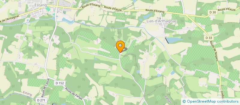 localisation de l'entreprise MONSIEUR ALAIN RANDE  LIAS D'ARMAGNAC