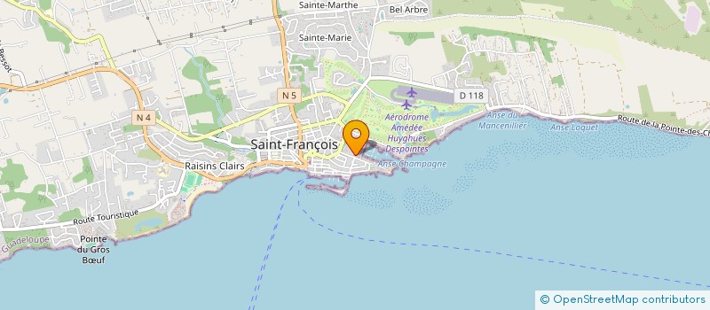localisation de l'entreprise MONSIEUR ALAIN RANGON à SAINT-FRANCOIS