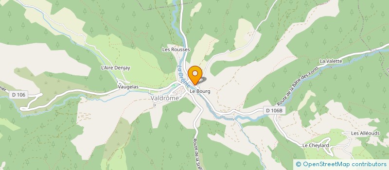 localisation de l'entreprise MONSIEUR ALAIN RASCLARD  VALDROME