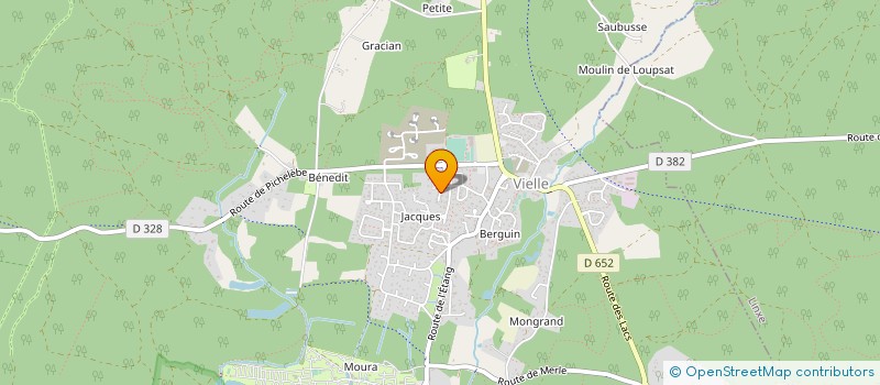 localisation de l'entreprise MONSIEUR ALAIN RAULET  VIELLE-SAINT-GIRONS