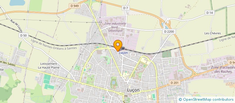localisation de l'entreprise MONSIEUR ALAIN RAVARD à LUCON
