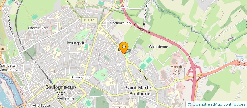 localisation de l'entreprise MONSIEUR ALAIN RAVAUT  SAINT-MARTIN-BOULOGNE