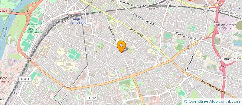 localisation de l'entreprise MONSIEUR ALAIN RAVELEAU à ANGERS