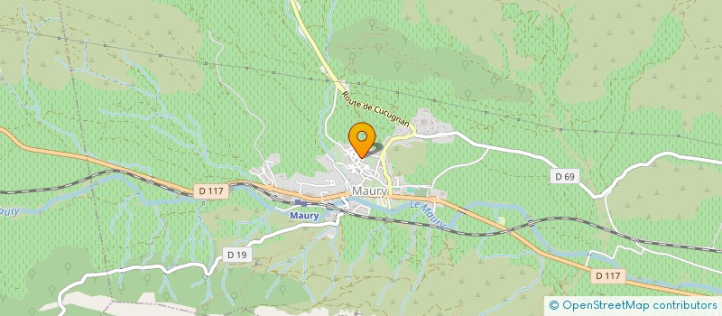 localisation de l'entreprise MONSIEUR ALAIN RAYNAUD  MAURY