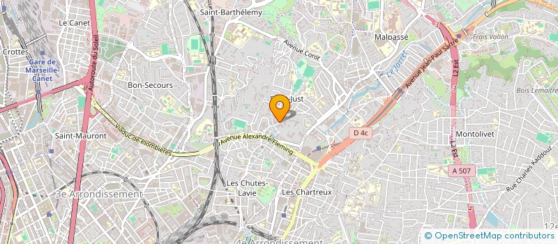 localisation de l'entreprise MONSIEUR ALAIN REBOUCH à MARSEILLE 13EME