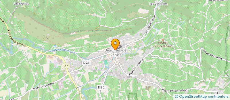 localisation de l'entreprise MONSIEUR ALAIN REBOUL  BEAUMES-DE-VENISE