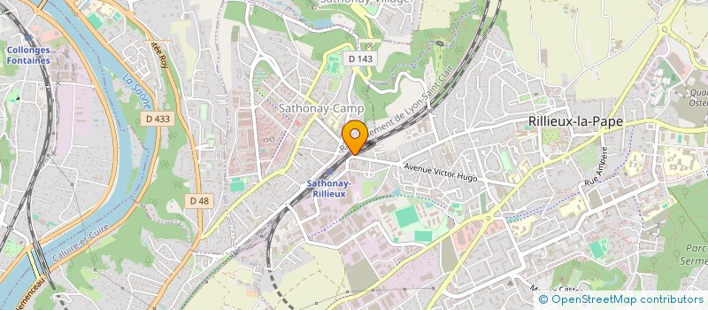 localisation de l'entreprise MONSIEUR ALAIN REBOUT  RILLIEUX-LA-PAPE