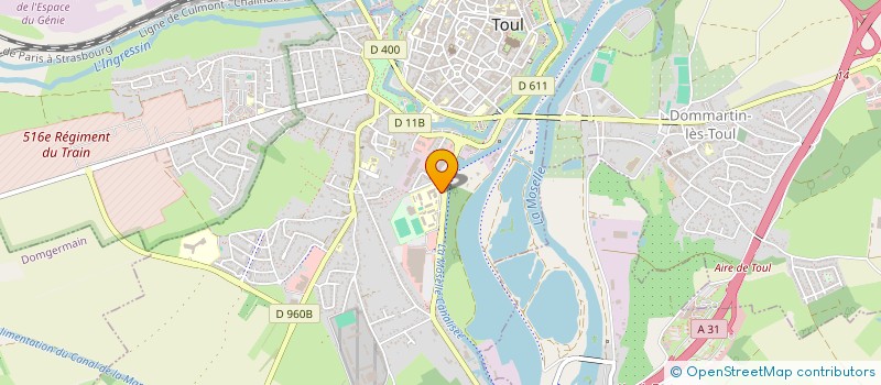 localisation de l'entreprise MONSIEUR ALAIN REBSTOCK  TOUL