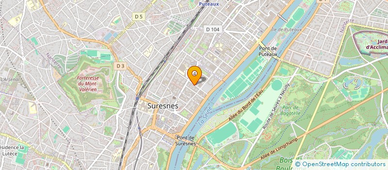 localisation de l'entreprise MONSIEUR ALAIN RECHNER à SURESNES