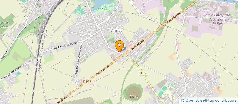 localisation de l'entreprise MONSIEUR ALAIN RECOURT  ANNAY