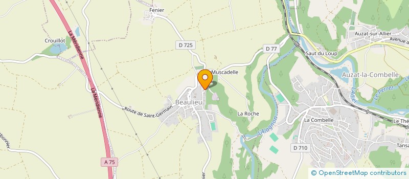 localisation de l'entreprise MONSIEUR ALAIN REFOUGOULET  BEAULIEU