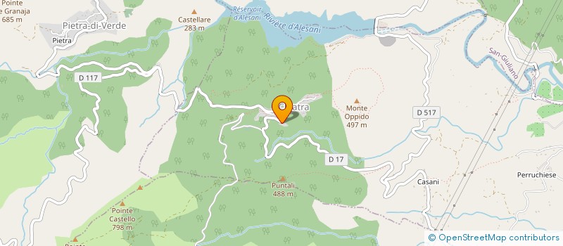 localisation de l'entreprise MONSIEUR ALAIN REGGETI à POGGIO-MEZZANA