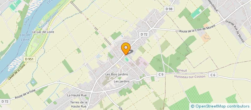 localisation de l'entreprise MONSIEUR ALAIN REGNIER à VINEUIL
