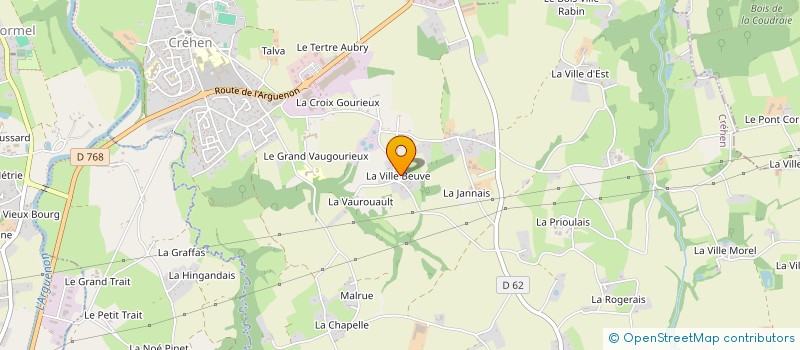 localisation de l'entreprise MONSIEUR ALAIN REHEL  CREHEN