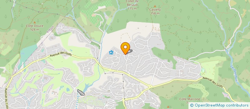 localisation de l'entreprise MONSIEUR ALAIN REITLINGER  SAINT-RAPHAEL