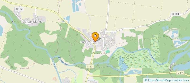 localisation de l'entreprise MONSIEUR ALAIN RENAUD  LARZICOURT