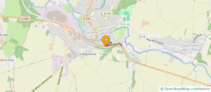 localisation de l'entreprise MONSIEUR ALAIN RENAULT  LA FERTE-GAUCHER