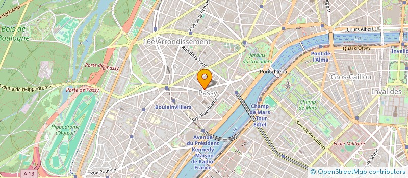 localisation de l'entreprise MONSIEUR ALAIN RENAULT  PARIS