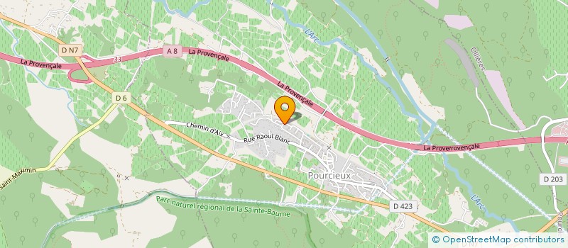 localisation de l'entreprise MONSIEUR ALAIN RENAULT  POURCIEUX