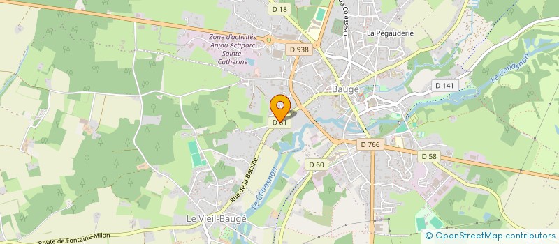 localisation de l'entreprise MONSIEUR ALAIN REPUSSARD  BAUGE-EN-ANJOU