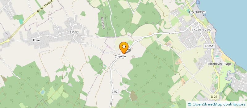 localisation de l'entreprise MONSIEUR ALAIN REQUET  EXCENEVEX