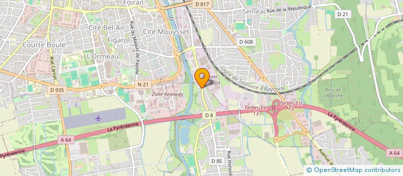 localisation de l'entreprise MONSIEUR ALAIN RESCAT  SOUES